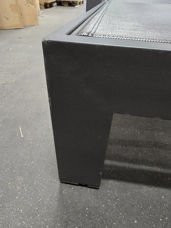 Showroommodel Garden Impressions Cube ligbed aluminium antraciet ( set van 2 )