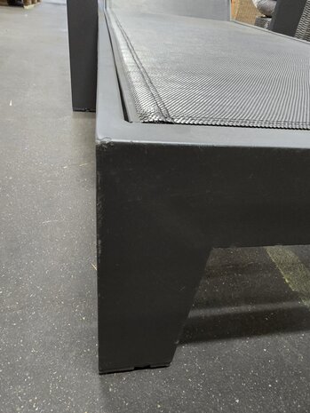 Showroommodel Garden Impressions Cube ligbed aluminium antraciet ( set van 2 )