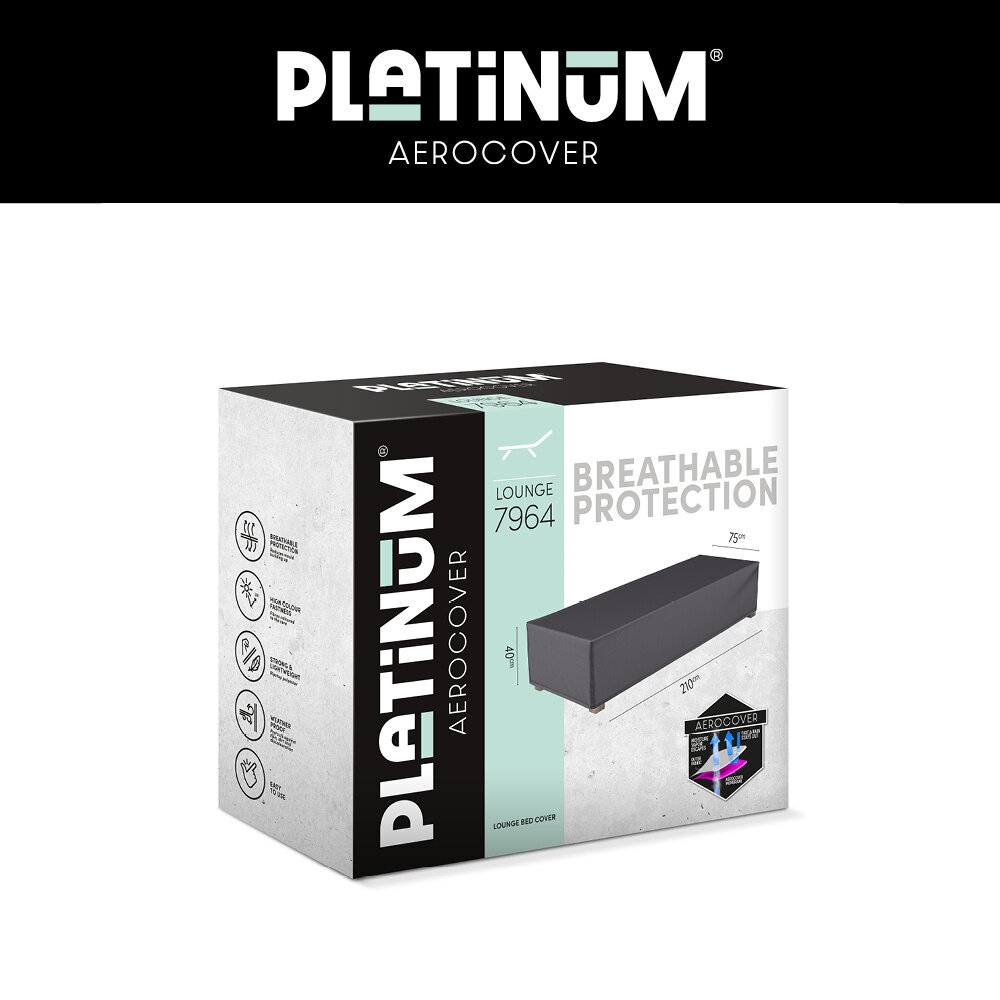 Aerocover Platinum AeroCover Loungebedhoes 210x75xH40 Aerocover Platinum AeroCover Loungebedhoes 210x75xH40