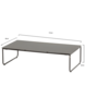 4 Seasons Outdoor Dali lounge tuintafel 110x60xH30 cm antraciet 4-Seasons Outdoor 4 Seasons Outdoor Dali lounge tuintafel 110x60xH30 cm antraciet 4-Seasons Outdoor