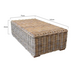 AVH-Collectie Nissah lounge tuintafel 136x75 naturel rotan AVH-Collectie Nissah lounge tuintafel 136x75 naturel rotan