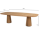 Taste 4SO Capri barrel dining tuintafel 280x110xH75 cm naturel teak 4 Seasons Outdoor Taste 4SO Capri barrel dining tuintafel 280x110xH75 cm naturel teak 4 Seasons Outdoor