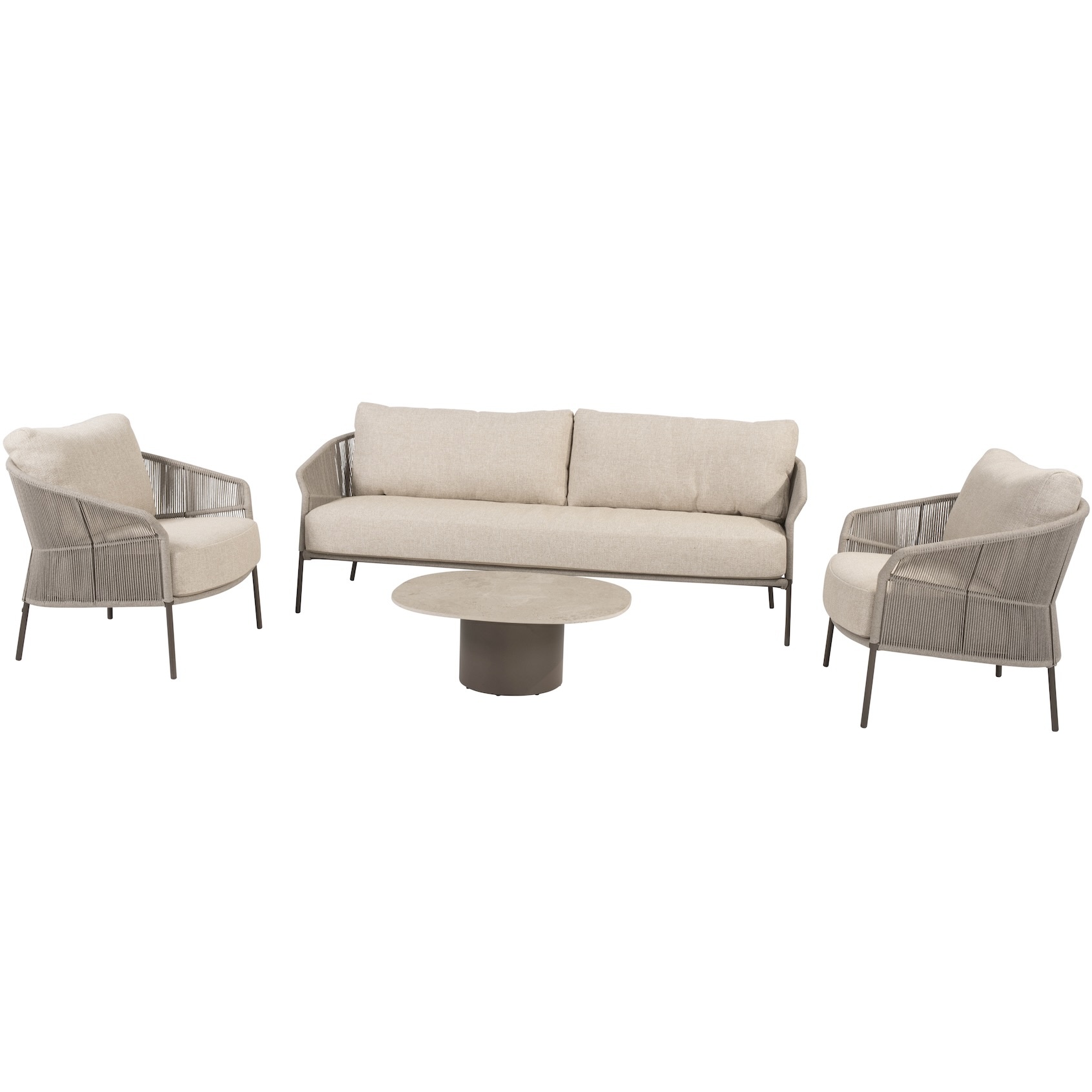 Taste 4SO Florence stoel bank loungeset 4 delig terre 