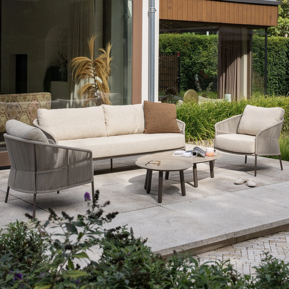 Taste 4SO Florence stoel bank loungeset 5 delig terre Taste 4SO Taste 4SO Florence stoel bank loungeset 5 delig terre Taste 4SO