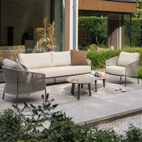 Taste 4SO Florence stoel bank loungeset 5 delig terre Taste 4SO Taste 4SO Florence stoel bank loungeset 5 delig terre Taste 4SO