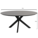 4 Seasons Outdoor Locarno dining tuintafel 160 cm rond HPL antraciet 4 Seasons Outdoor
