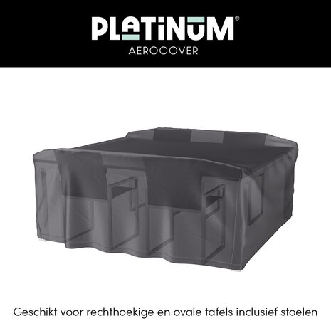 Aerocover Platinum AeroCover Tuinsethoes 200x150xH85 Aerocover Platinum AeroCover Tuinsethoes 200x150xH85