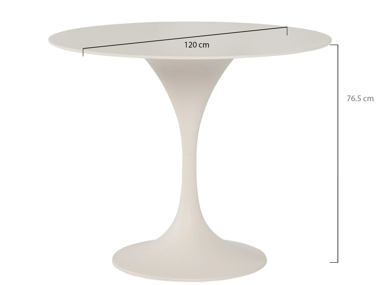 SUNS Suns Nova dining tuintafel 120xH76,5 cm rond sintered stone camel sand
