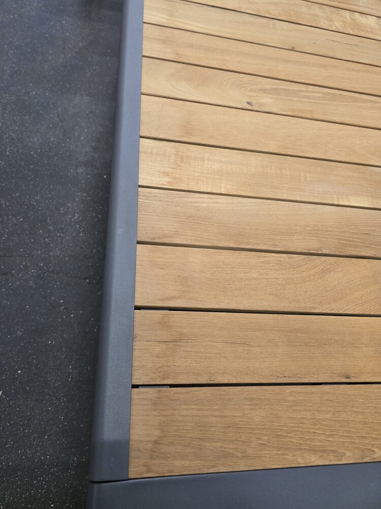 AVH-Collectie Showroommodel Ningbo stoel bank loungeset 3 delig antraciet aluminium