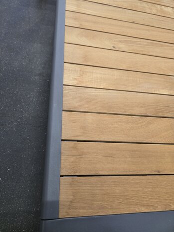 AVH-Collectie Showroommodel Ningbo stoel bank loungeset 3 delig antraciet aluminium