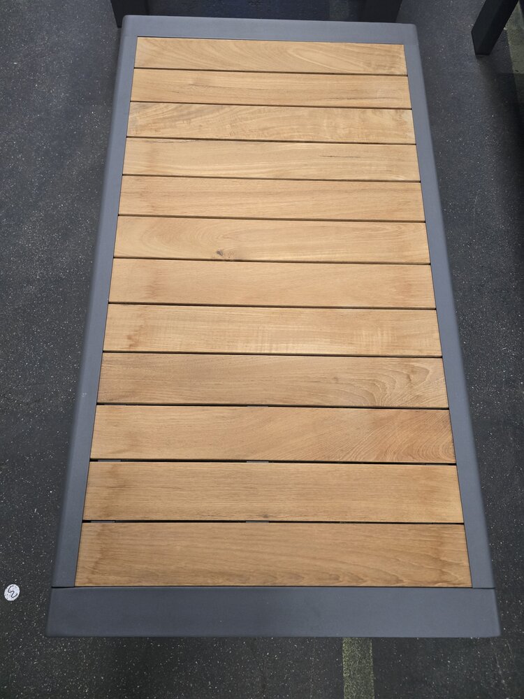 AVH-Collectie Showroommodel Ningbo stoel bank loungeset 3 delig antraciet aluminium