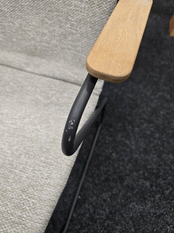 4 Seasons Outdoor Showroommodel Veneto dining tuinstoel stapelbaar rvs antraciet 4 Seasons Outdoor set van 6