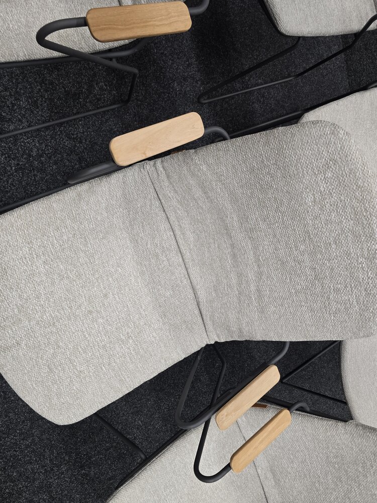 4 Seasons Outdoor Showroommodel Veneto dining tuinstoel stapelbaar rvs antraciet 4 Seasons Outdoor set van 6