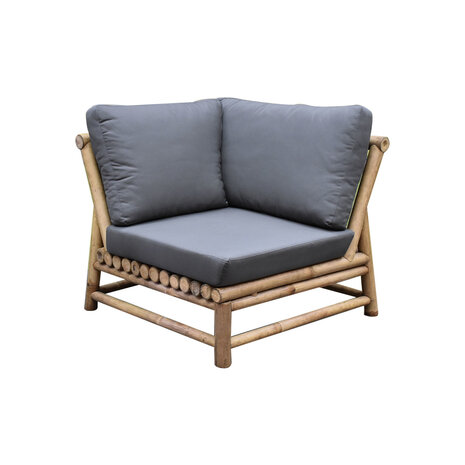 AVH-Collectie Piton hoek loungeset 4 delig bamboe