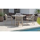 4 Seasons Outdoor Sarah Piacenza dining tuinset 120xH75 cm 5 delig keramiek latte Taste 4SO
