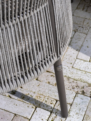 4 Seasons Outdoor Florence stoel bank loungeset 4 delig rope terre Taste 4SO 4 Seasons Outdoor Florence stoel bank loungeset 4 delig rope terre Taste 4SO