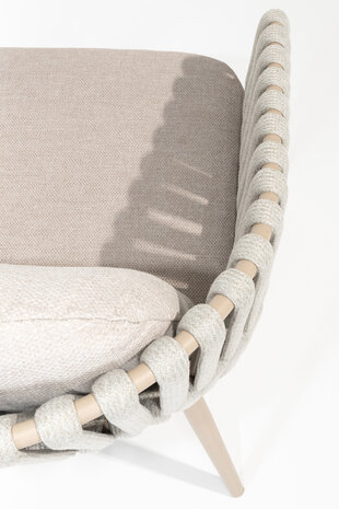 4 Seasons Outdoor Estate Eva dining tuinset 240x105xH75 cm 7 delig keramiek latte Taste 4SO