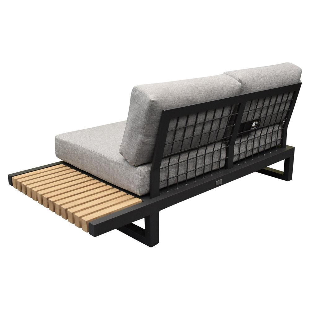 AVH-Collectie Showroommodel Ravenna platform hoek loungeset 5 delig antraciet aluminium AVH-Collectie Showroommodel Ravenna platform hoek loungeset 5 delig antraciet aluminium