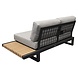 AVH-Collectie Showroommodel Ravenna platform hoek loungeset 5 delig antraciet aluminium AVH-Collectie Showroommodel Ravenna platform hoek loungeset 5 delig antraciet aluminium