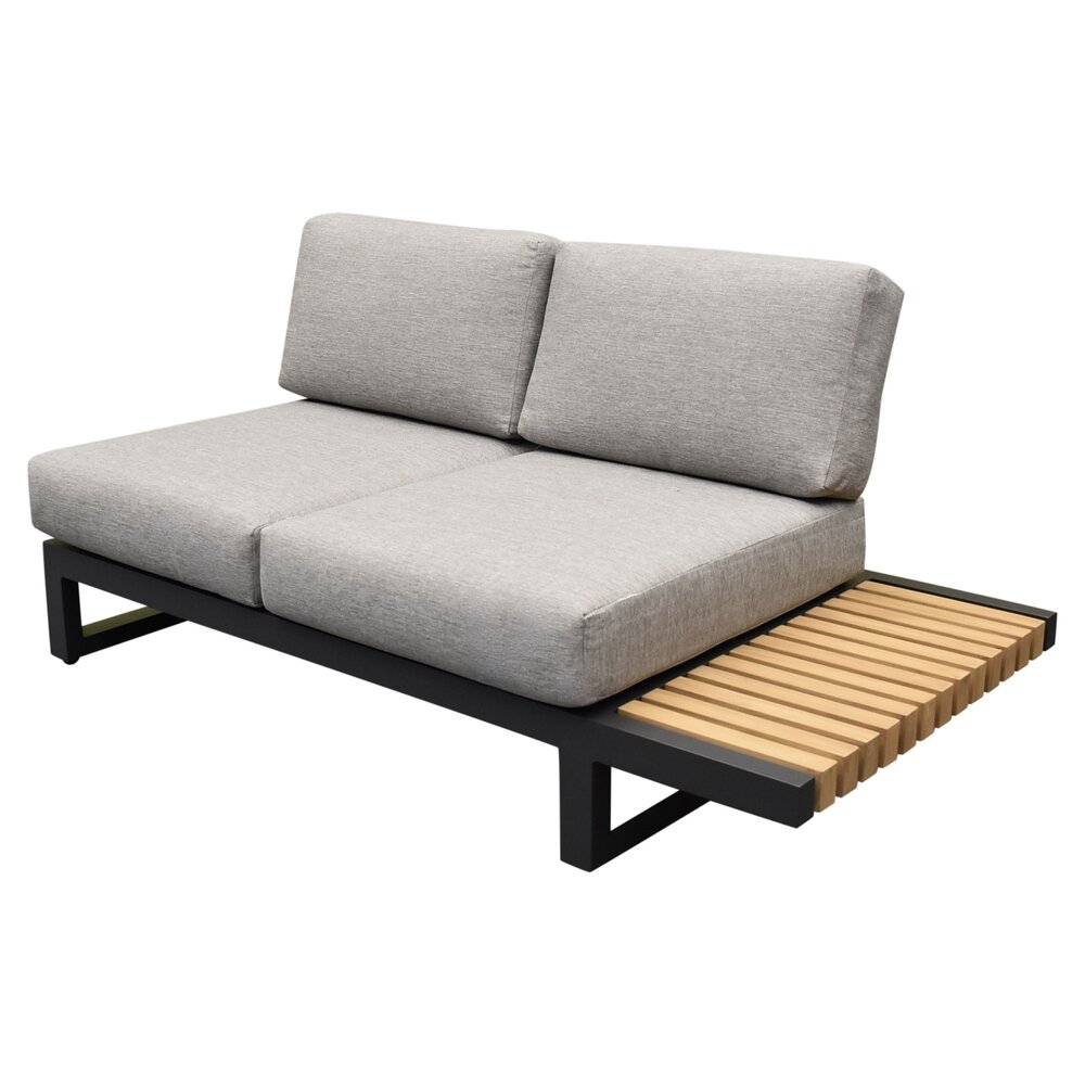 AVH-Collectie Showroommodel Ravenna platform hoek loungeset 5 delig antraciet aluminium AVH-Collectie Showroommodel Ravenna platform hoek loungeset 5 delig antraciet aluminium