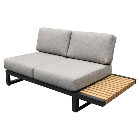 AVH-Collectie Showroommodel Ravenna platform hoek loungeset 5 delig antraciet aluminium AVH-Collectie Showroommodel Ravenna platform hoek loungeset 5 delig antraciet aluminium