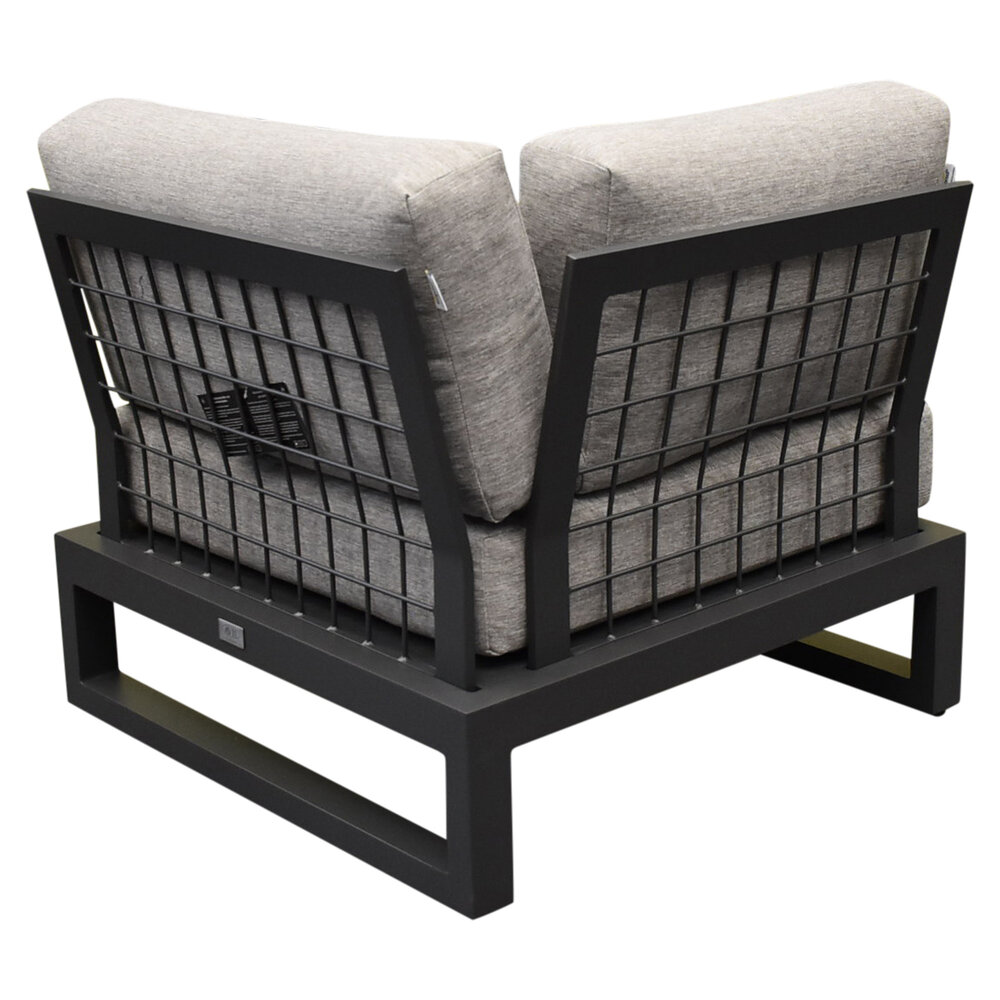 AVH-Collectie Showroommodel Ravenna platform hoek loungeset 5 delig antraciet aluminium AVH-Collectie Showroommodel Ravenna platform hoek loungeset 5 delig antraciet aluminium