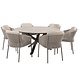 4 Seasons Outdoor Prado Florence dining tuinset 160xH75 cm rond 7 delig keramiek terre Taste 4SO 4 Seasons Outdoor Prado Florence dining tuinset 160xH75 cm rond 7 delig keramiek terre Taste 4SO