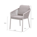 AVH-Collectie Joshua dining tuinstoel rope aluminium latte zand