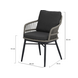 AVH-Collectie Catania dining tuinstoel rope zand antraciet aluminium