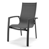 SUNS Showroommodel Celina dining tuinstoel stapelbaar aluminium antraciet ( set van 4)