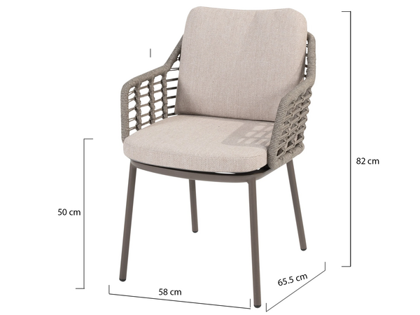 Taste 4SO Puglia dining tuinstoel terre Taste 4SO