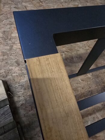 AVH-Collectie Showroommodel Victoria hoek dining loungeset 4 delig aluminium teak AVH-Collectie Showroommodel Victoria hoek dining loungeset 4 delig aluminium teak