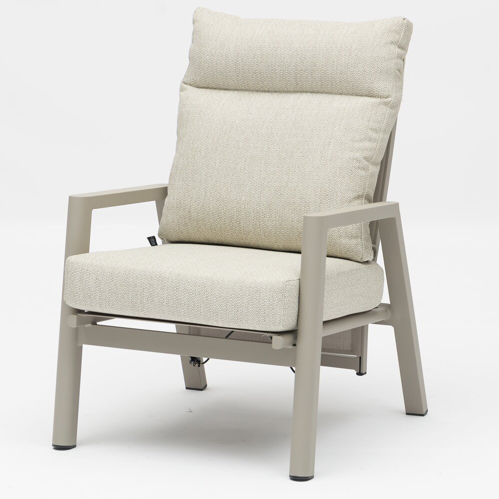 AVH-Collectie Caribbean lounge tuinstoel champagne