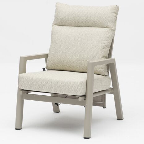 AVH-Collectie Caribbean lounge tuinstoel champagne