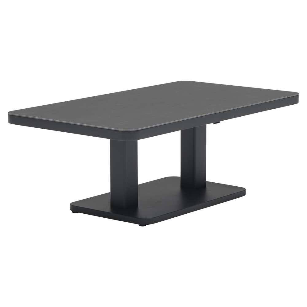 AVH-Collectie Caribbean verstelbare hoek loungeset 5 delig aluminium antraciet AVH-Collectie Caribbean verstelbare hoek loungeset 5 delig aluminium antraciet