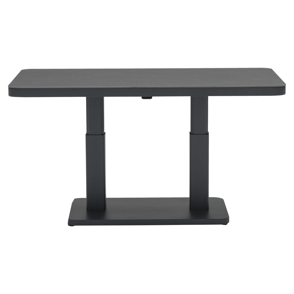 AVH-Collectie Caribbean verstelbare hoek loungeset 6 delig aluminium antraciet met verstelbare tafel