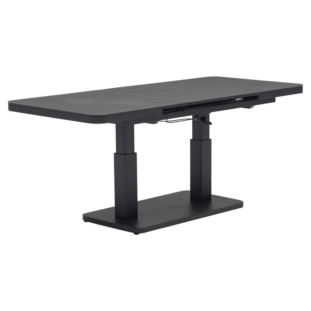 AVH-Collectie Caribbean verstelbare hoek loungeset 6 delig antraciet met uitschuifbare verstelbare tafel AVH-Collectie Caribbean verstelbare hoek loungeset 6 delig antraciet met uitschuifbare verstelbare tafel