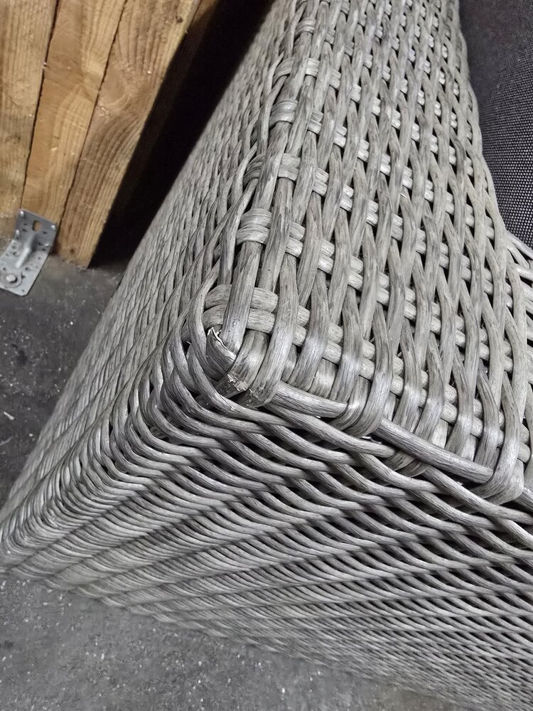 AVH-Collectie Showroommodel Rio hoek loungeset 6 delig antraciet wicker