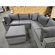 AVH-Collectie Showroommodel Rio hoek loungeset 6 delig antraciet wicker