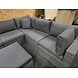 AVH-Collectie Showroommodel Rio hoek loungeset 6 delig antraciet wicker