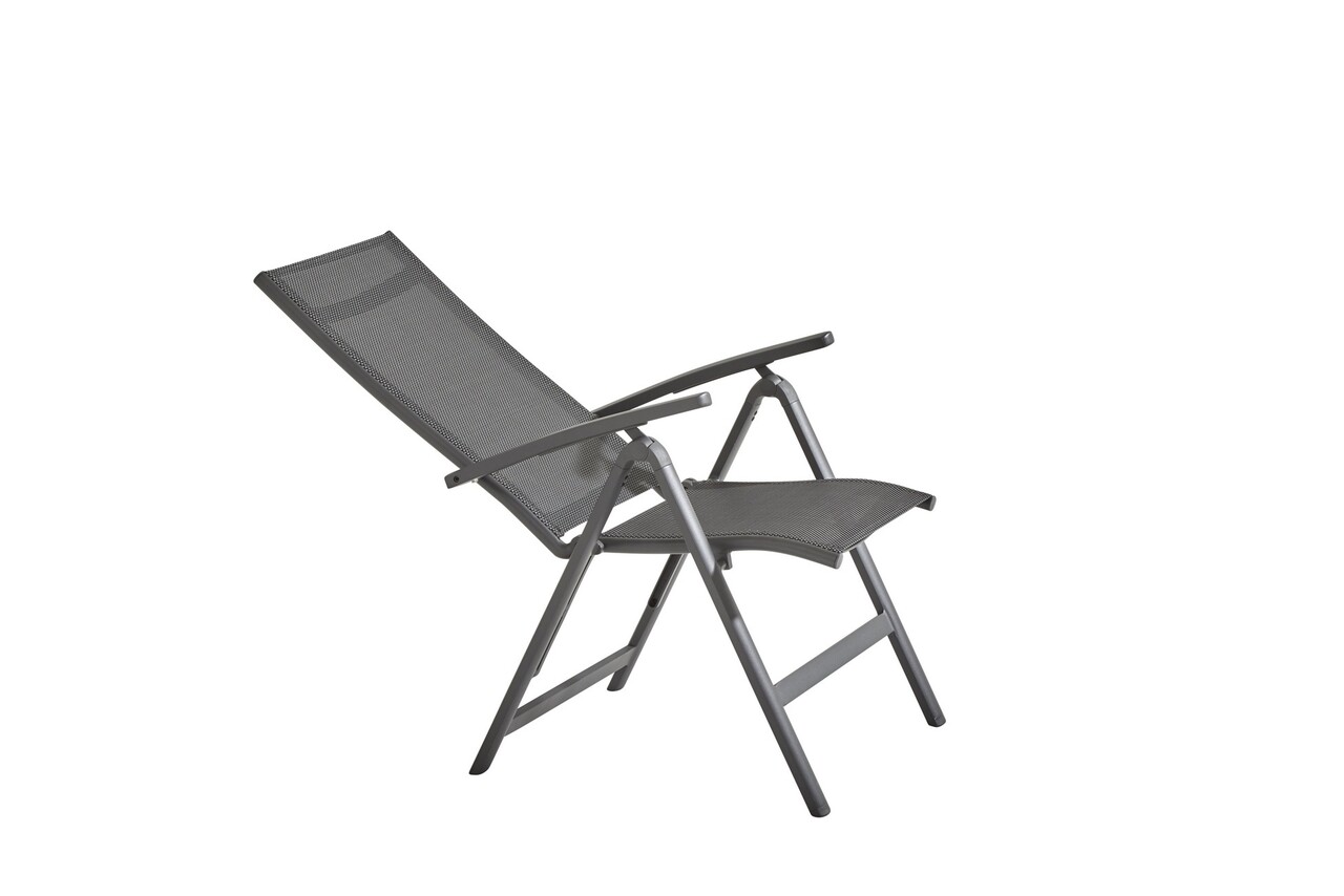 Taste 4SO Showroommodel Verona verstelbare dining tuinstoel antraciet Taste 4SO ( set van 3)