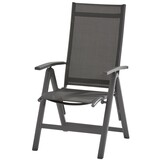 Taste 4SO Showroommodel Verona verstelbare dining tuinstoel antraciet Taste 4SO ( set van 3)