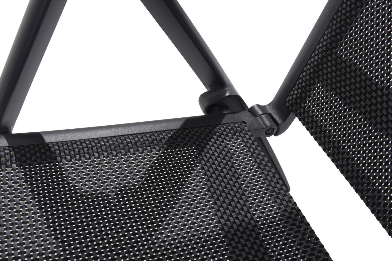 Taste 4SO Showroommodel Cadiz dining tuinstoel verstelbaar slate grey Taste4SO ( set van 3)