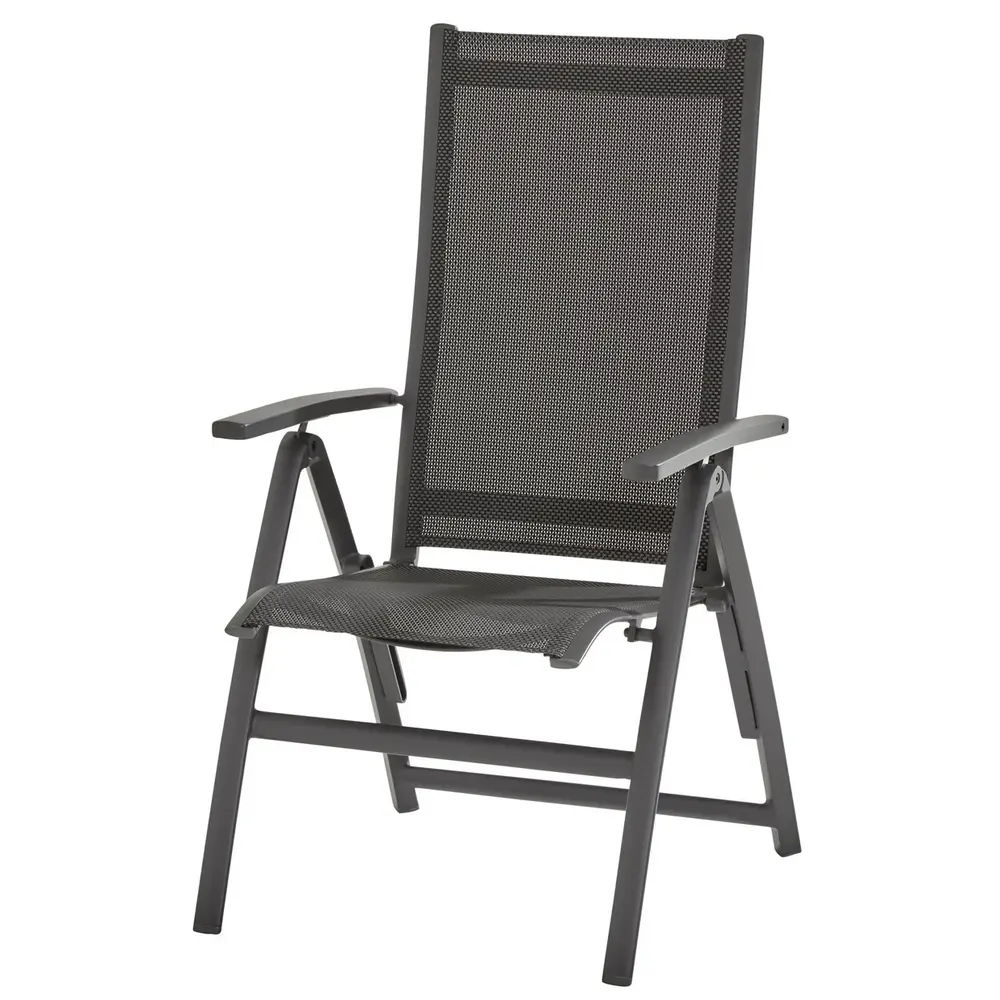 Taste 4SO Showroommodel Cadiz dining tuinstoel verstelbaar slate grey Taste4SO ( set van 3)