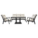 AVH-Collectie Barolo Pacific stoel bank dining loungeset 4 delig verstelbaar antraciet AVH-Collectie Barolo Pacific stoel bank dining loungeset 4 delig verstelbaar antraciet