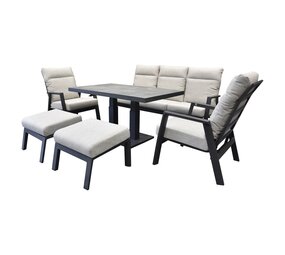 AVH-Collectie Barolo Pacific stoel bank dining loungeset 6 delig verstelbaar antraciet AVH-Collectie Barolo Pacific stoel bank dining loungeset 6 delig verstelbaar antraciet