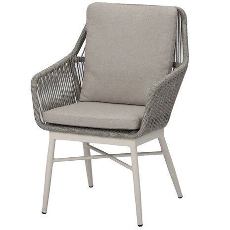 AVH-Collectie Tivoli Flair dining tuinset 120xH75cm 5-delig latte