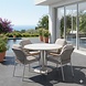 AVH-Collectie Monza Flair dining tuinstet 5-delig latte 120xH75cm AVH-Collectie Monza Flair dining tuinstet 5-delig latte 120xH75cm
