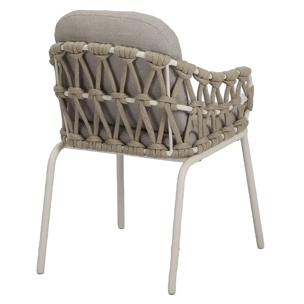 AVH-Collectie Matera Flair dining tuinset 5-delig latte zand 120xH75cm