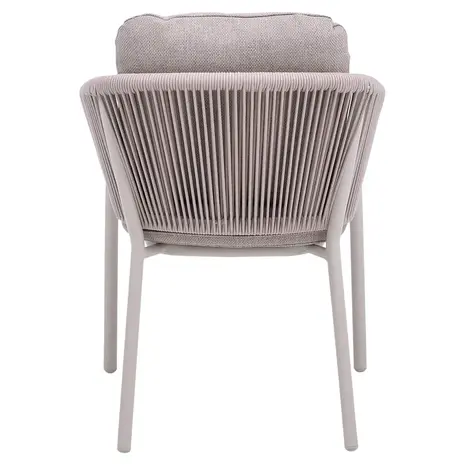 AVH-Collectie Joshua Flair dining tuinset 5-delig latte 120xH75cm